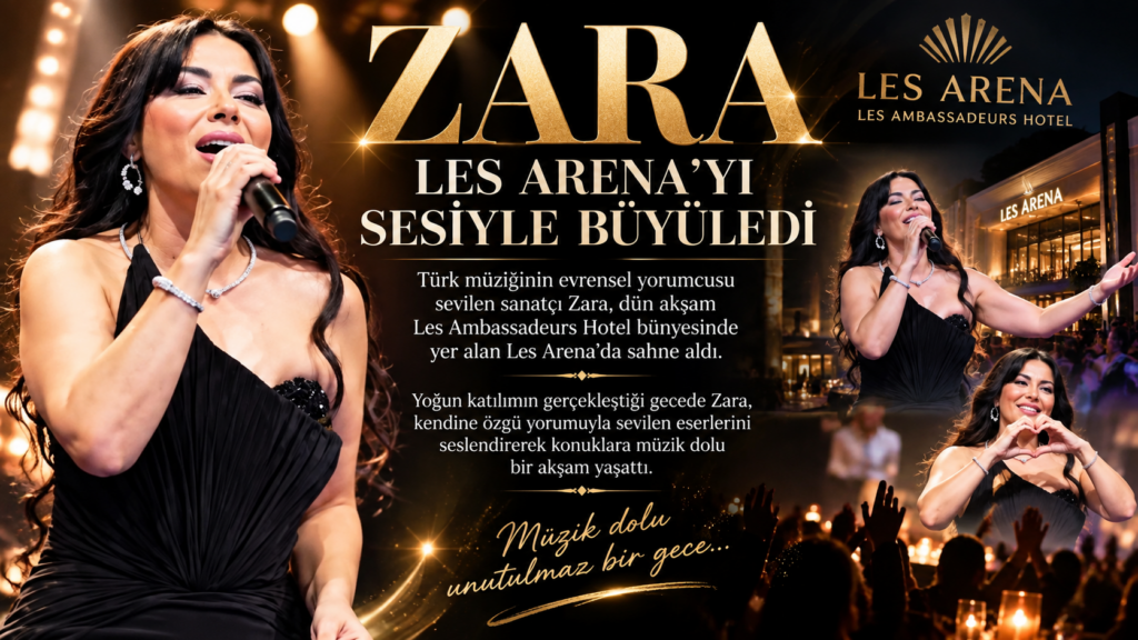 Zara, Les Arena’yı sesiyle büyüledi