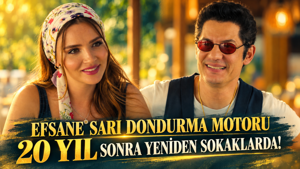 EFSANE SARI DONDURMA MOTORU 20 YIL SONRA YENİDEN SOKAKLARDA!