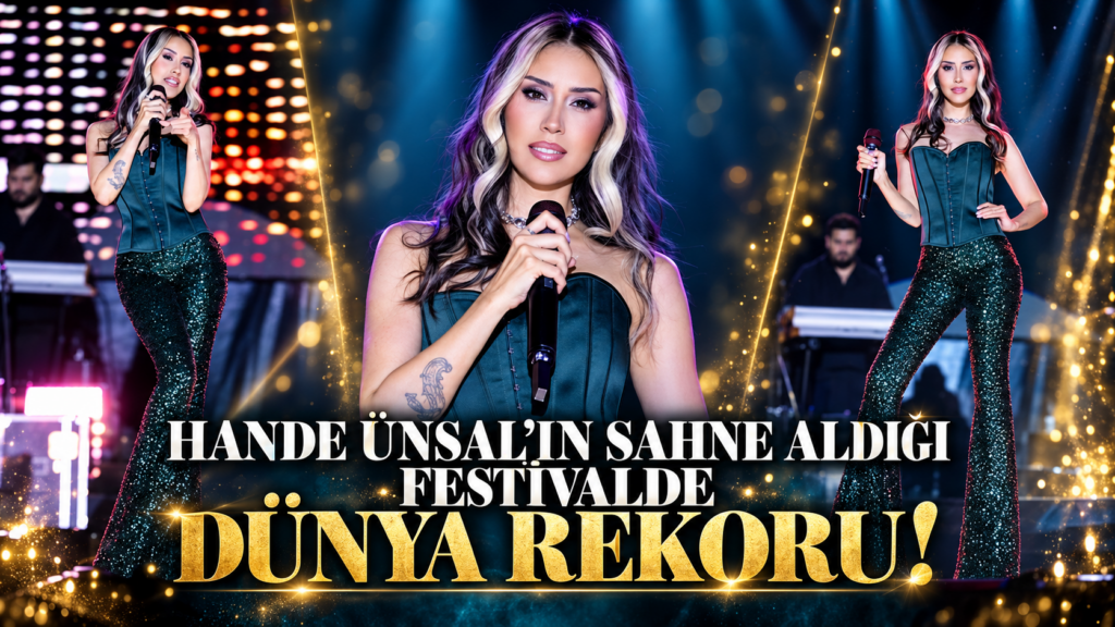 HANDE ÜNSAL’IN SAHNE ALDIĞI FESTİVALDE DÜNYA REKORU!